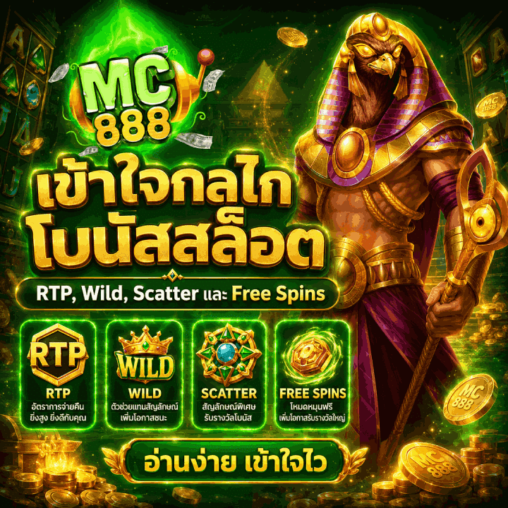 เข้าใจกลไกโบนัสสล็อต: RTP, Wild, Scatter